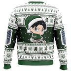 Christmas Chibi Levi Attack on Titan Ugly Christmas Sweater