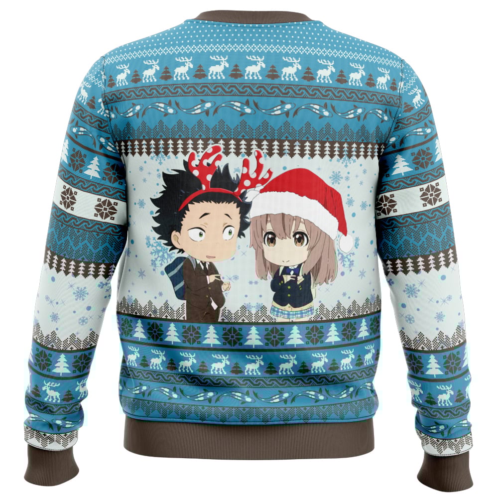 Christmas Couple A Silent Voice Ugly Christmas Sweater