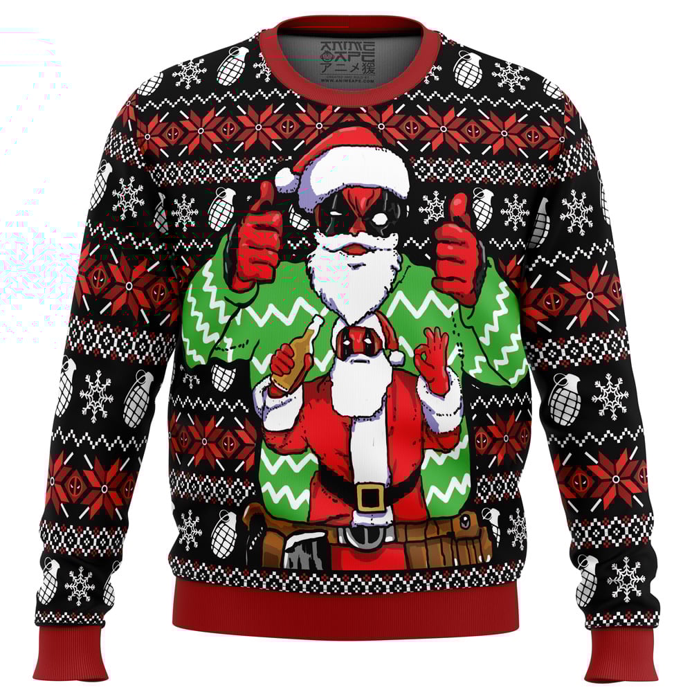Christmas Deadpool Marvel Ugly Christmas Sweater