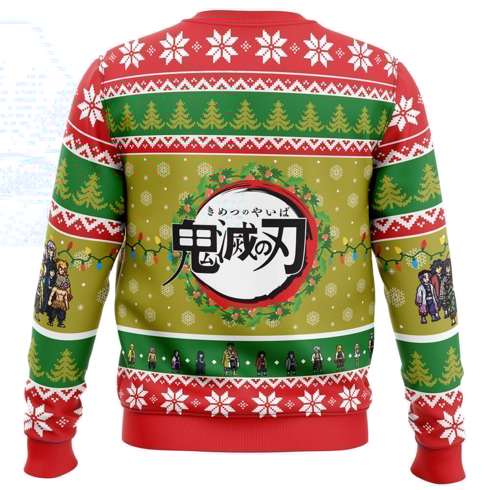 Christmas Demon Slayer Squad Demon Slayer Ugly Christmas Sweater