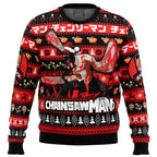 Christmas Denji Chainsaw Man Ugly Christmas Sweater