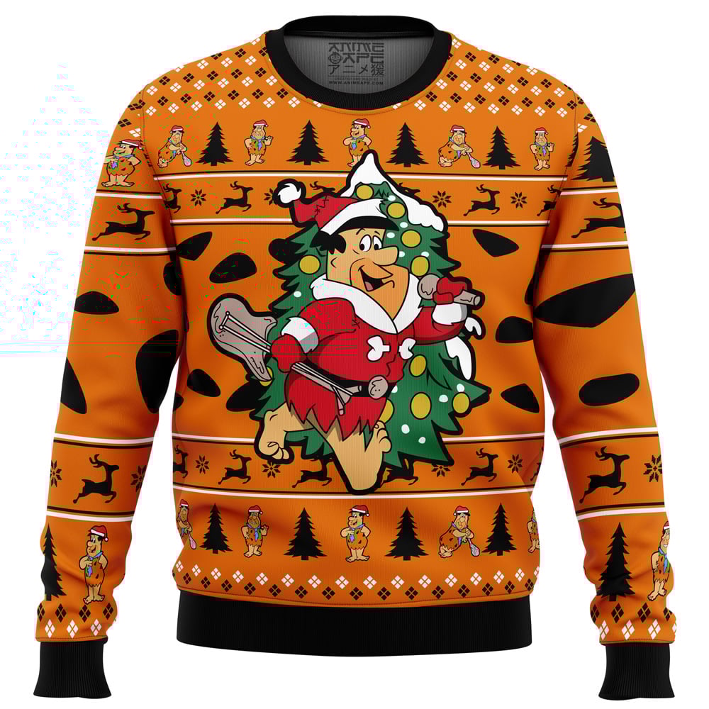 Christmas Fred The Flintstones Ugly Christmas Sweater