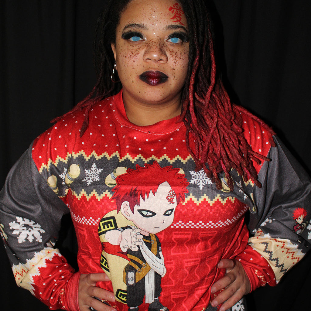 Christmas Gaara Shippuden Ugly Christmas Sweater