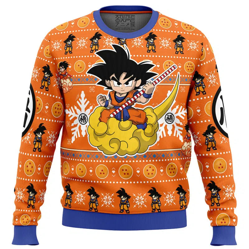 Christmas Goku Dragon Ball Z Ugly Christmas Sweater