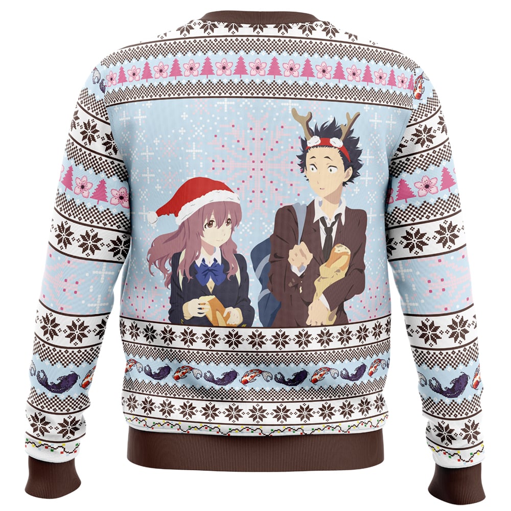 Christmas Love A Silent Voice Ugly Christmas Sweater