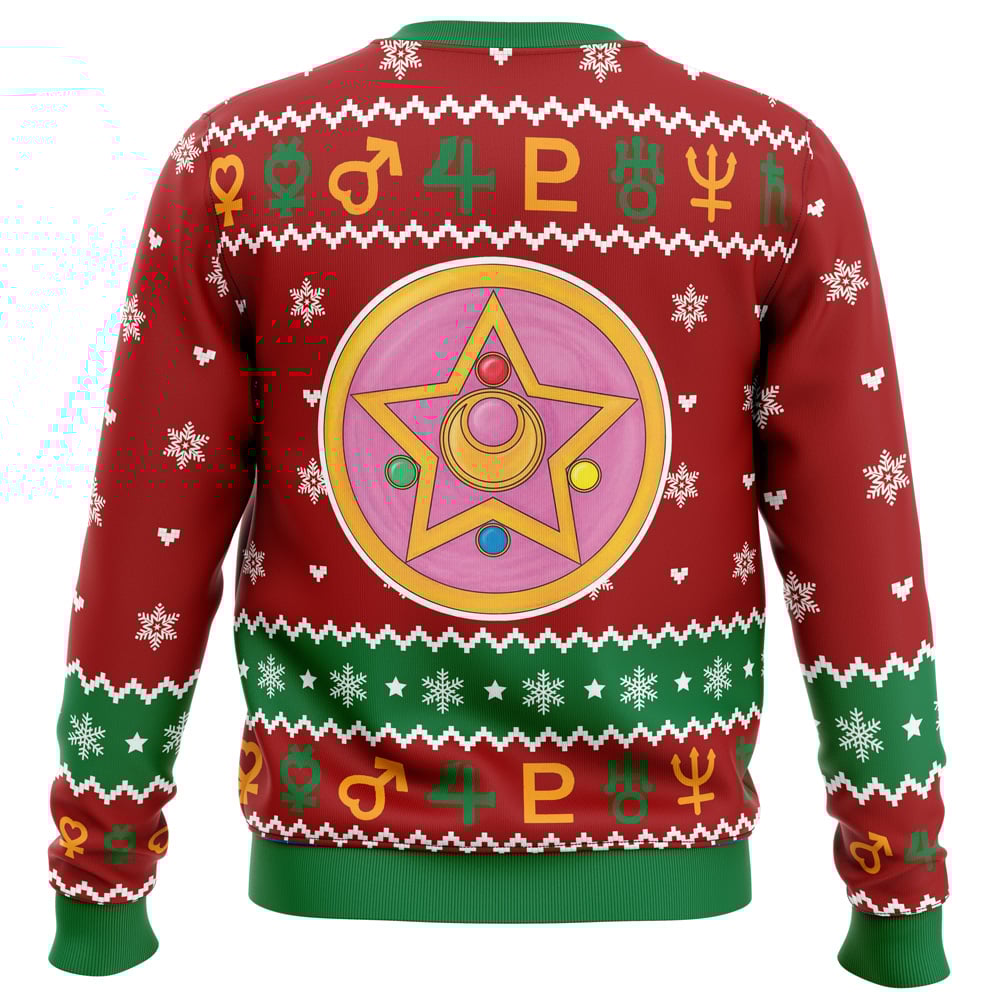 Christmas Sailor Guardians Sailor Moon Ugly Christmas Sweater