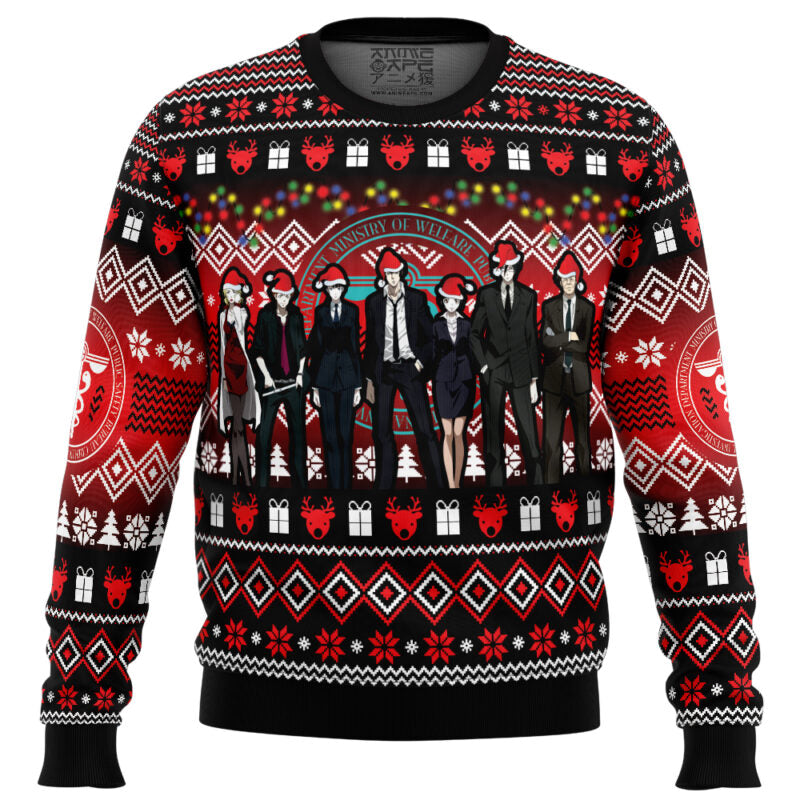 Christmas Staff Psycho-Pass Ugly Christmas Sweater