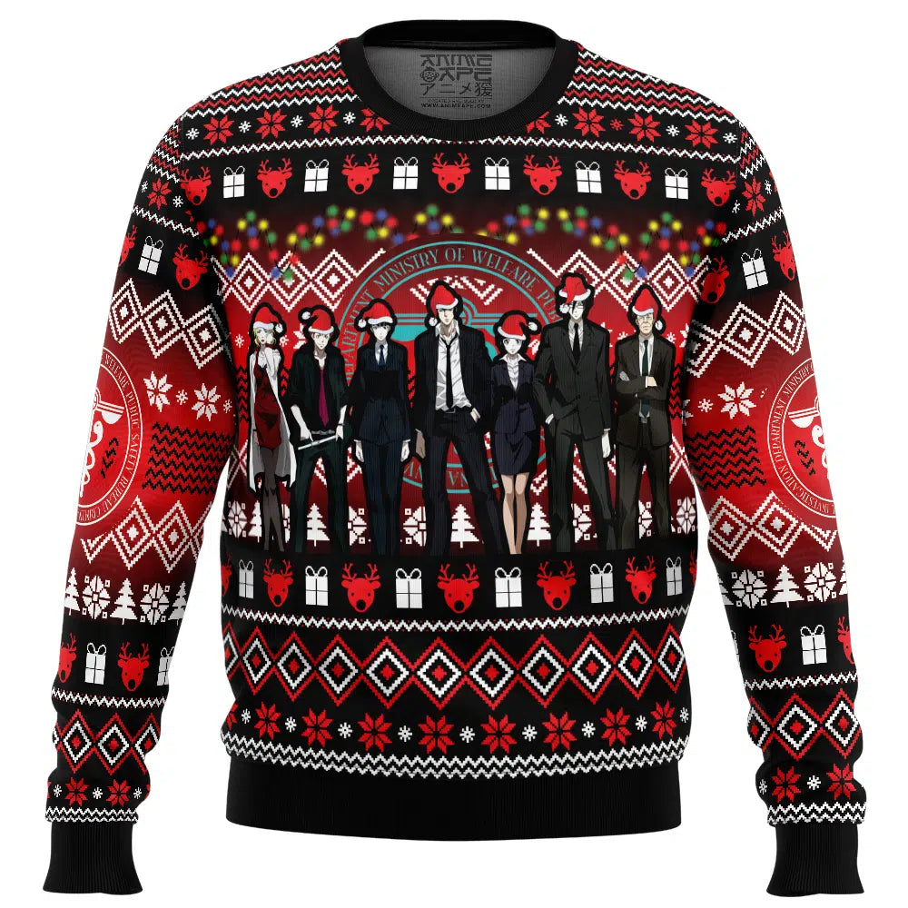 Christmas Staff Psycho-Pass Ugly Christmas Sweater