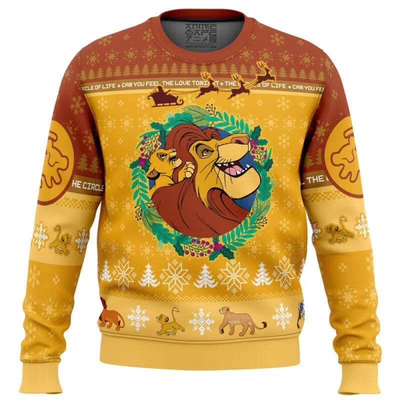 Christmas The Lion King Ugly Christmas Sweater
