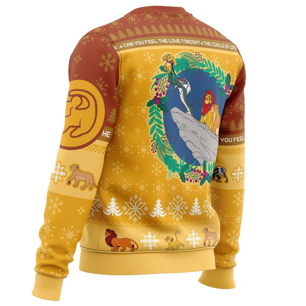 Christmas The Lion King Ugly Christmas Sweater