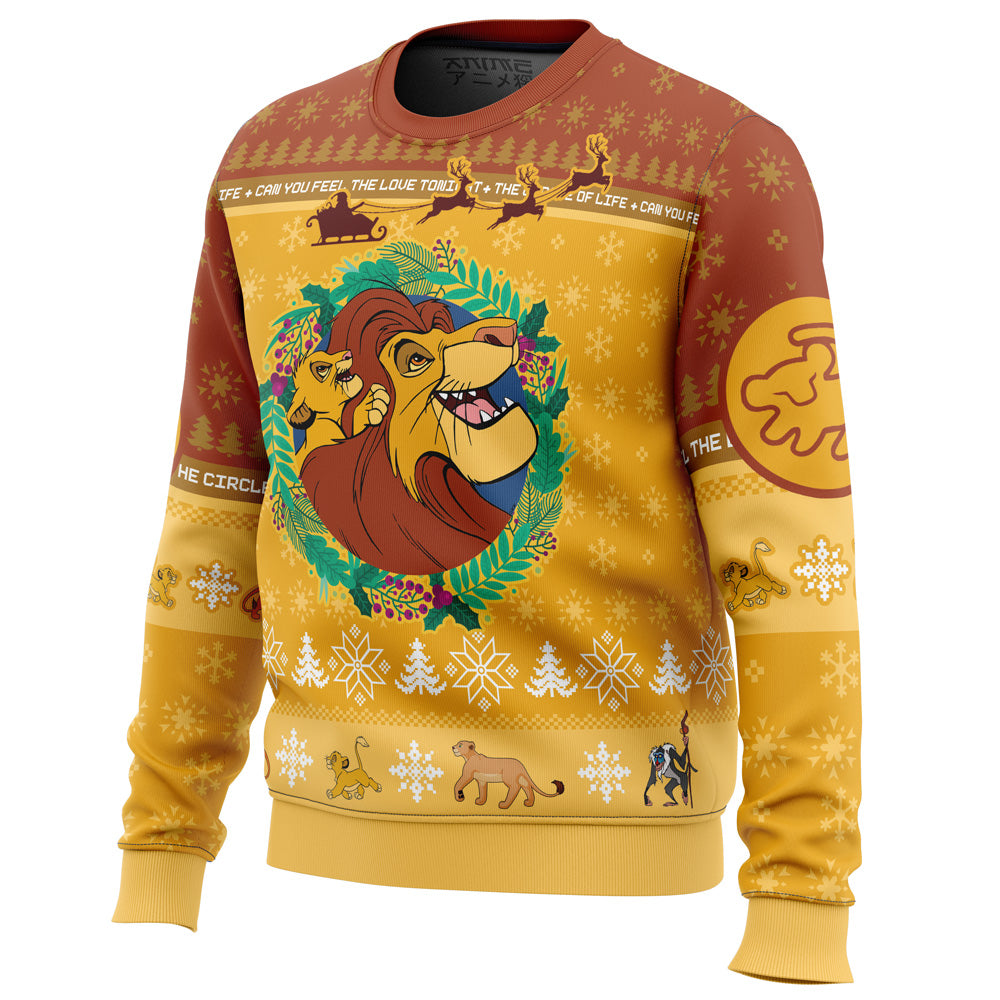 Christmas The Lion King Ugly Christmas Sweater