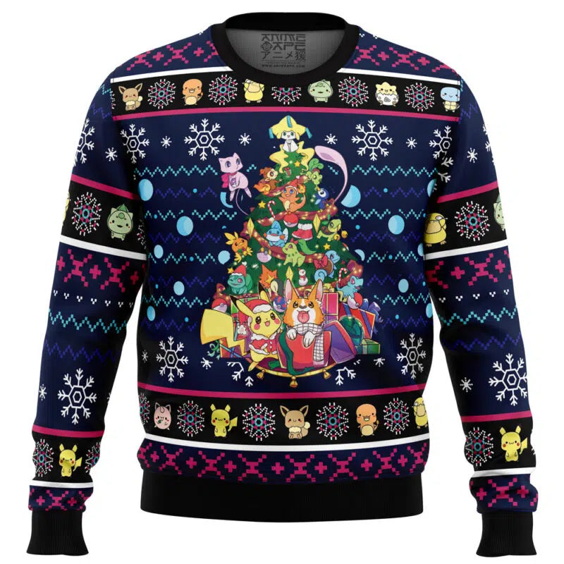 Christmas Tree Pokemon Ugly Christmas Sweater