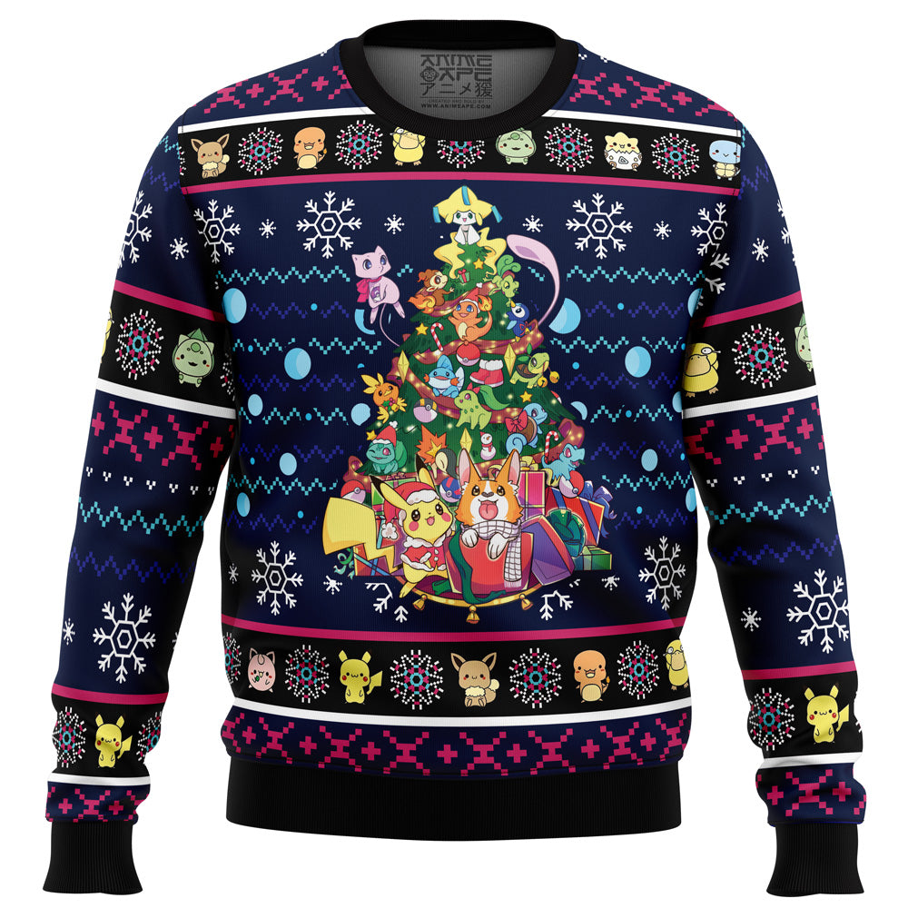 Christmas Tree Pokemon Ugly Christmas Sweater