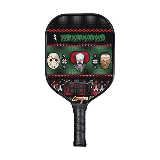 Custom Classic Horror Christmas Pickleball Paddle