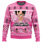 Compliment Vegeta Badman Dragon Ball Z Ugly Christmas Sweater
