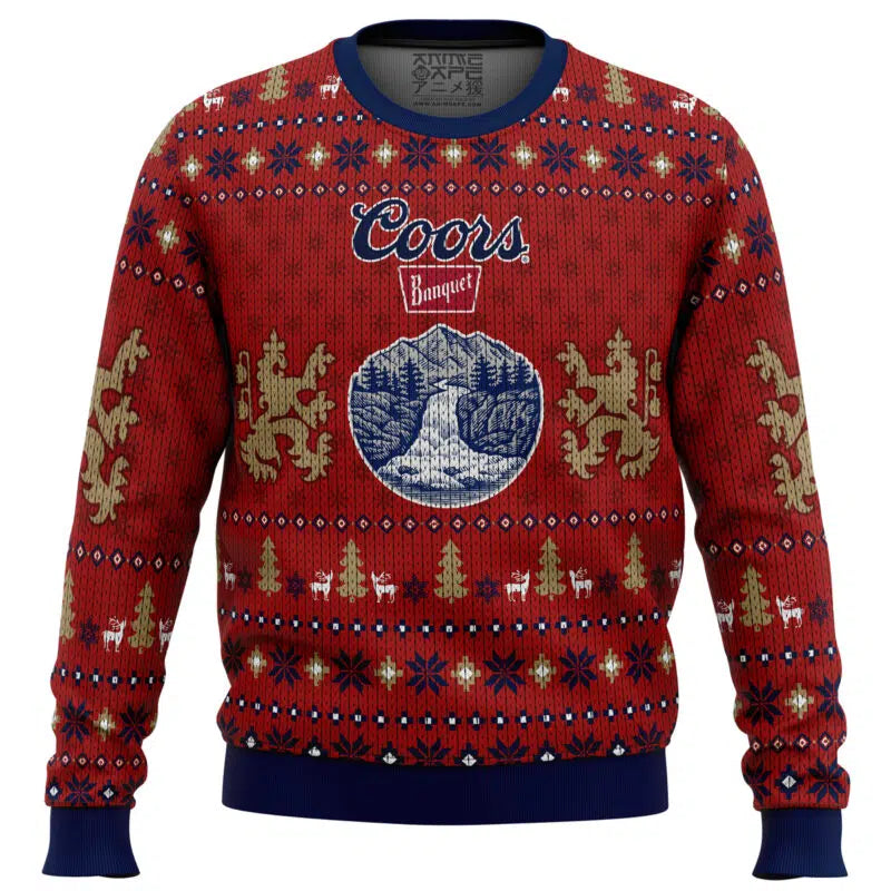 Coors Banquet Ugly Christmas Sweater