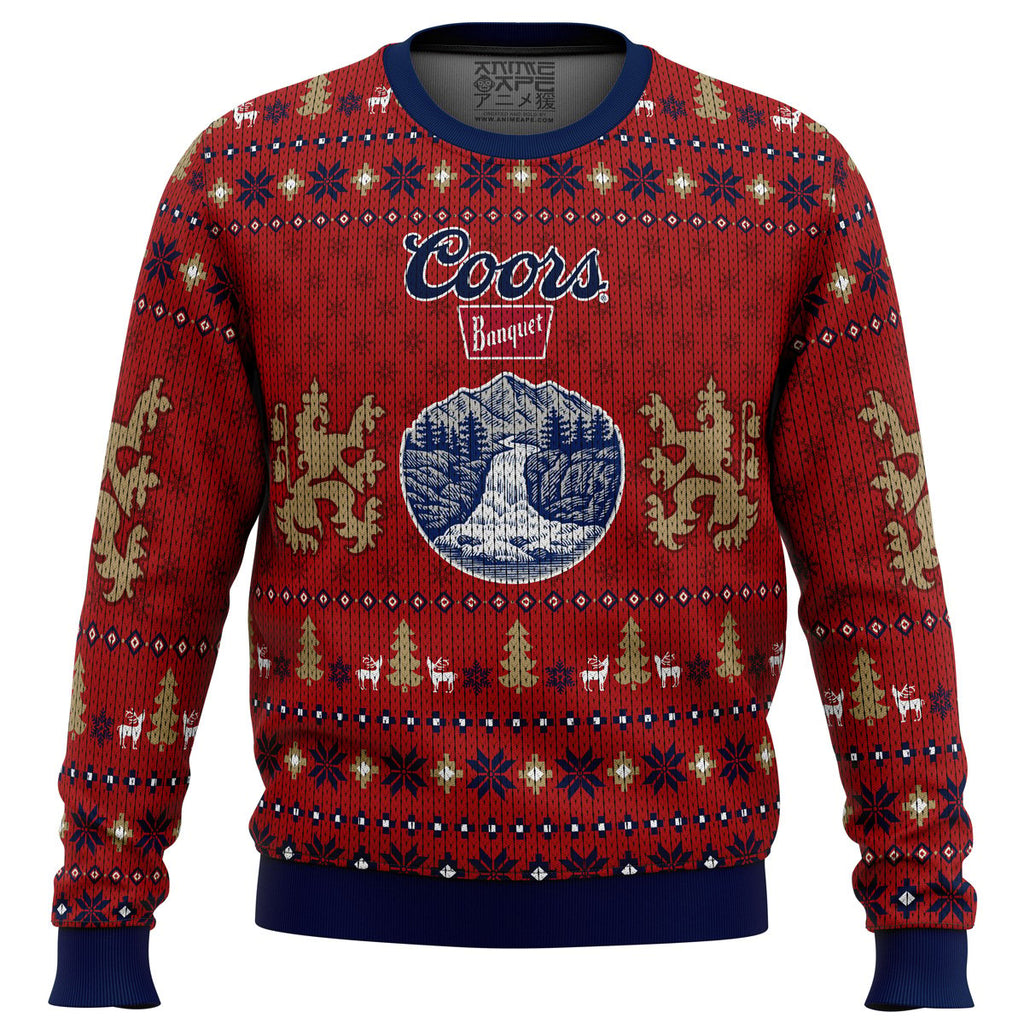 Coors Banquet Ugly Christmas Sweater