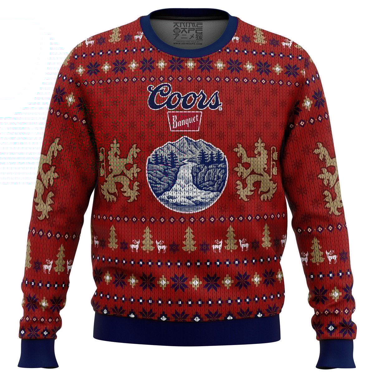 Coors Banquet Ugly Christmas Sweater
