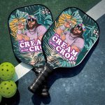 Custom Cream of the Crop Mancho Man Pickleball Paddle