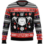 D&D Have Yourself A Merry Little Crit-Mas Dungeons and Dragons Ugly Christmas Sweater