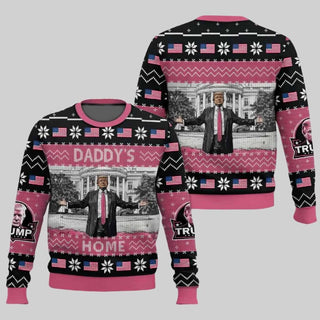 Daddy’s Home Trump Ugly Christmas Sweater DL001