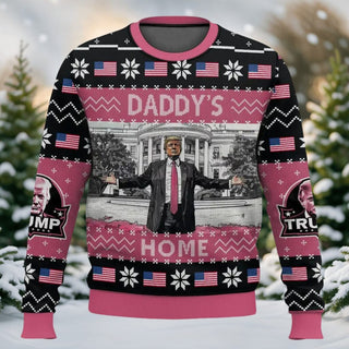 Daddy’s Home Trump Ugly Christmas Sweater DL001