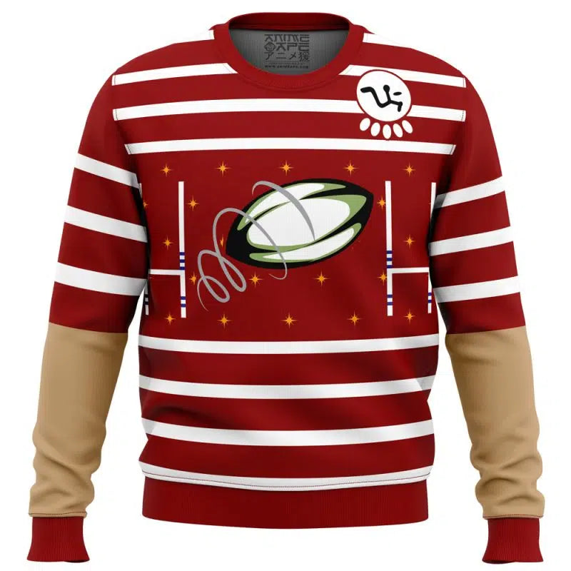 David King Rugby Shirt Dead by Daylight Ugly Christmas Sweater