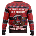 Deadpool Jolly Red Guy Ugly Christmas Sweater