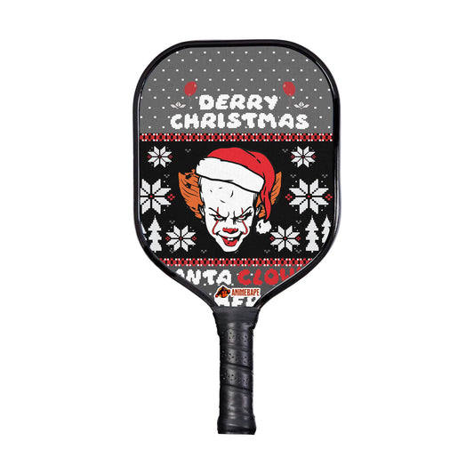 Custom Derry Christmas Pennywise the Clown Pickleball Paddle