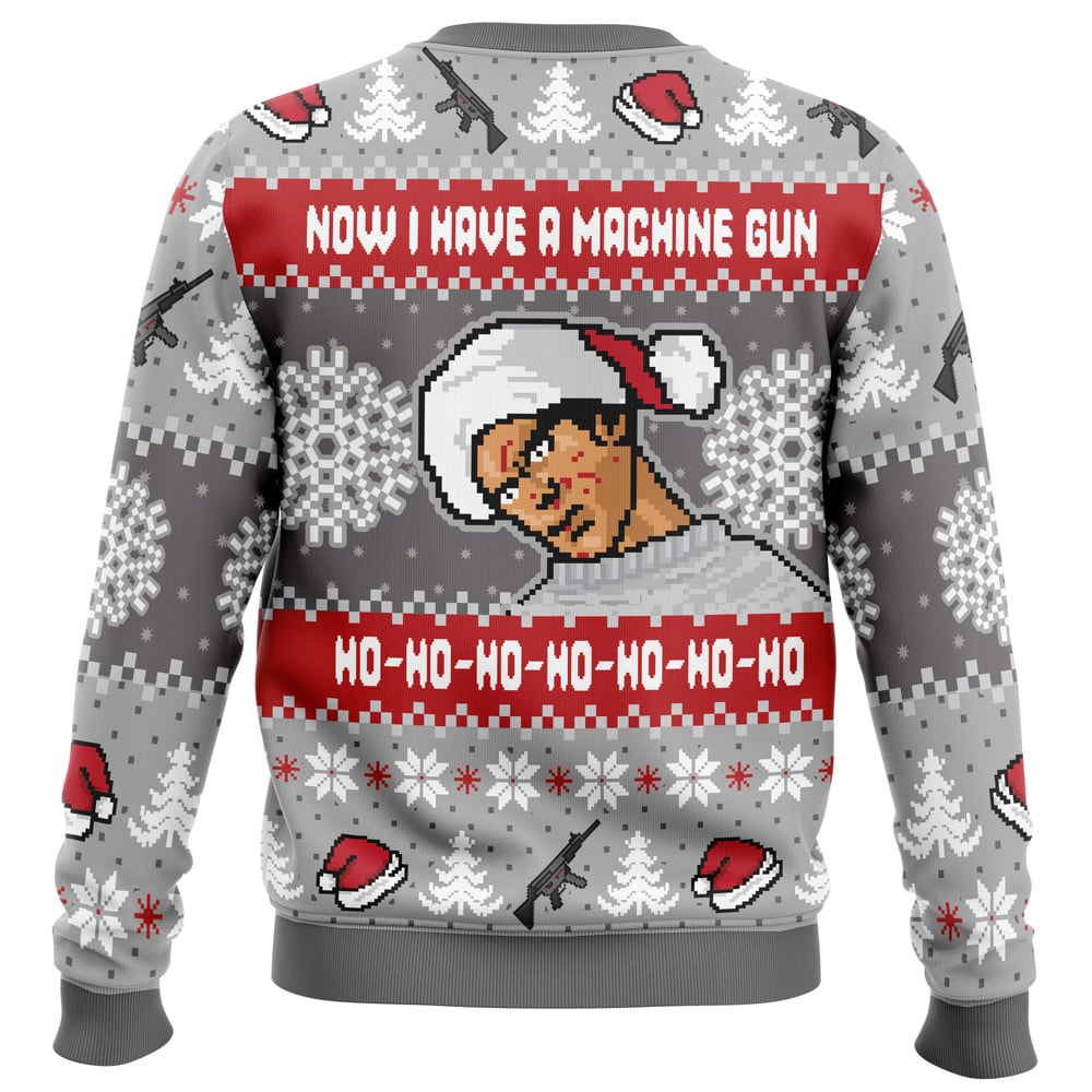 Now I Have a Machine Gun V2 Die Hard Ugly Christmas Sweater