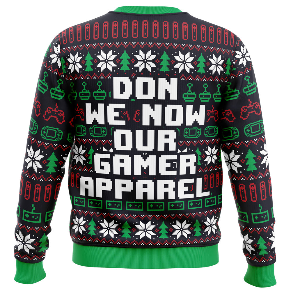 Don We Now Our Gamer Ugly Christmas Sweater