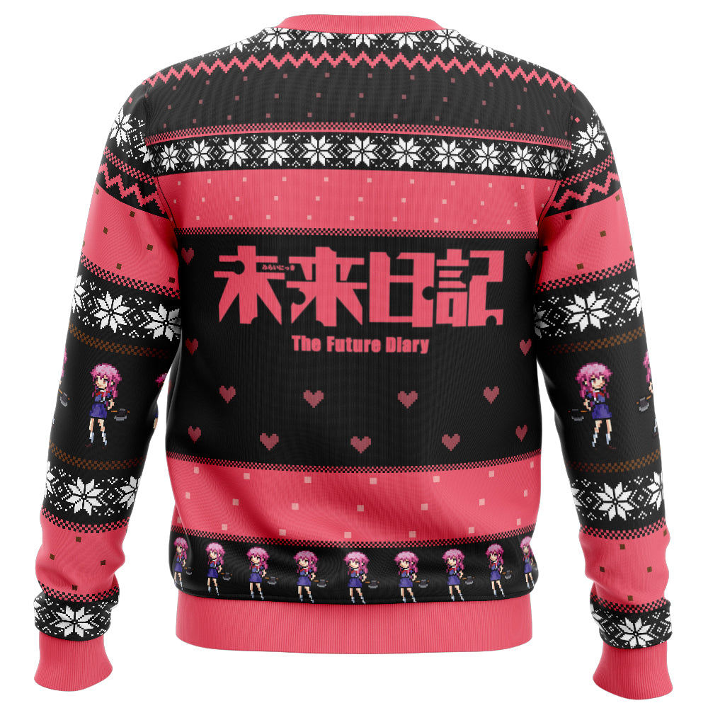 Don't Touch My Senpai!! The Future Diary Ugly Christmas Sweater