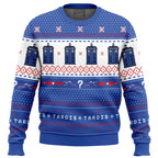 Dr Who TARDIS Christmas Sweater