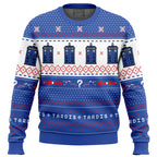 Dr Who TARDIS Christmas Sweater