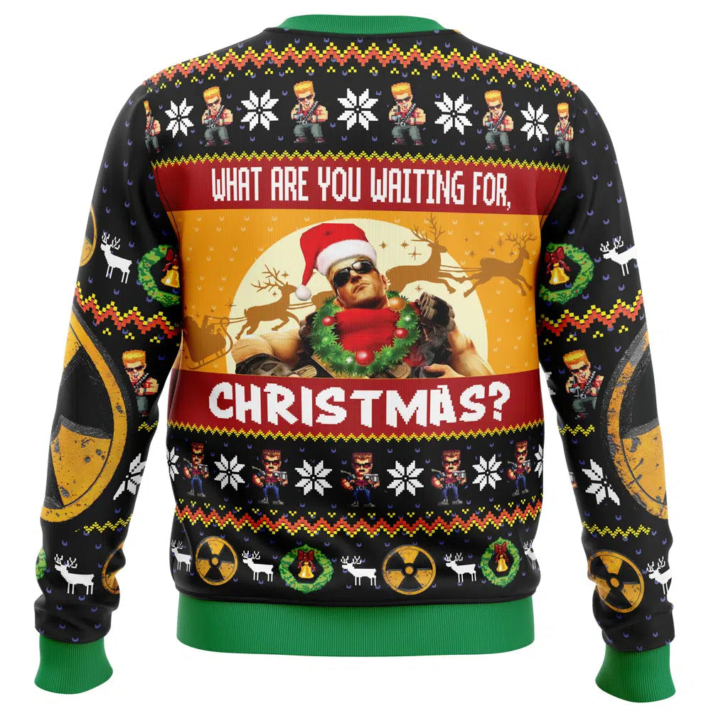 Duke Nukem Ugly Christmas Sweater