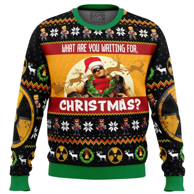 Duke Nukem Ugly Christmas Sweater