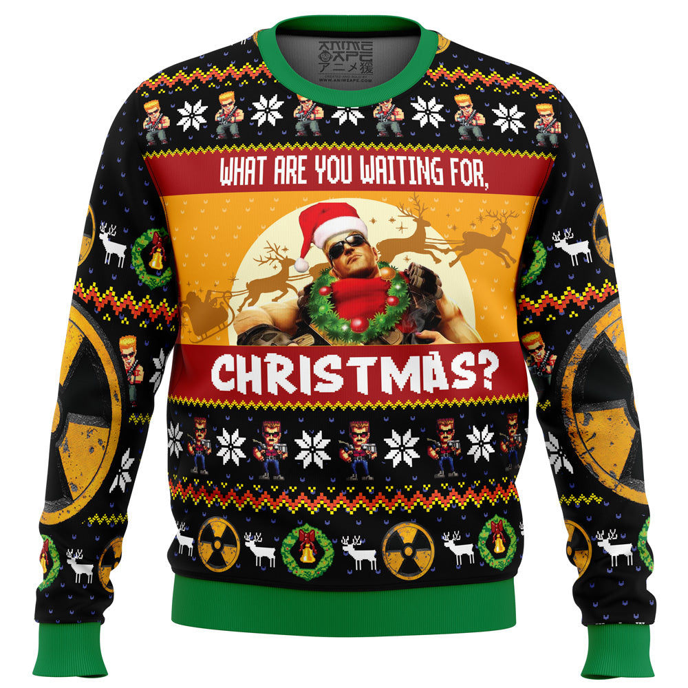 Duke Nukem Ugly Christmas Sweater