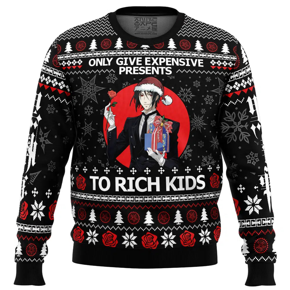 Expensive Gifts Black Butler Ugly Christmas Sweaters