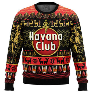 Unisex Havana Club 3D Ugly Christmas Sweater For Men & Women Christmas Gift Sweater BH1229