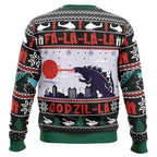 FaLaLaLa Godzil-La Godzilla Ugly Christmas Sweater