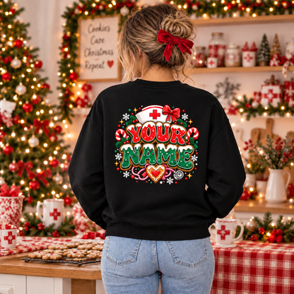 Personalized Christmas Gingerbread Nurse Sweatshirt Have You Tried Icing It