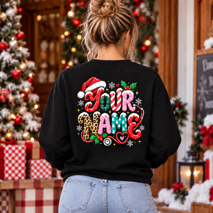 Personalized Christmas Nurse Sweatshirt Santas Favorite Nurse Custom Name