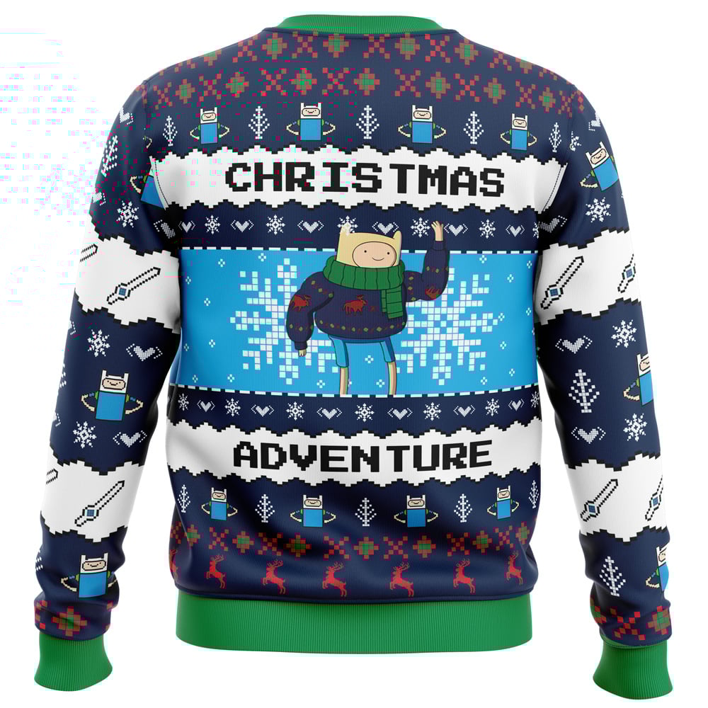 Finn Christmas Adventure Time Ugly Christmas Sweater