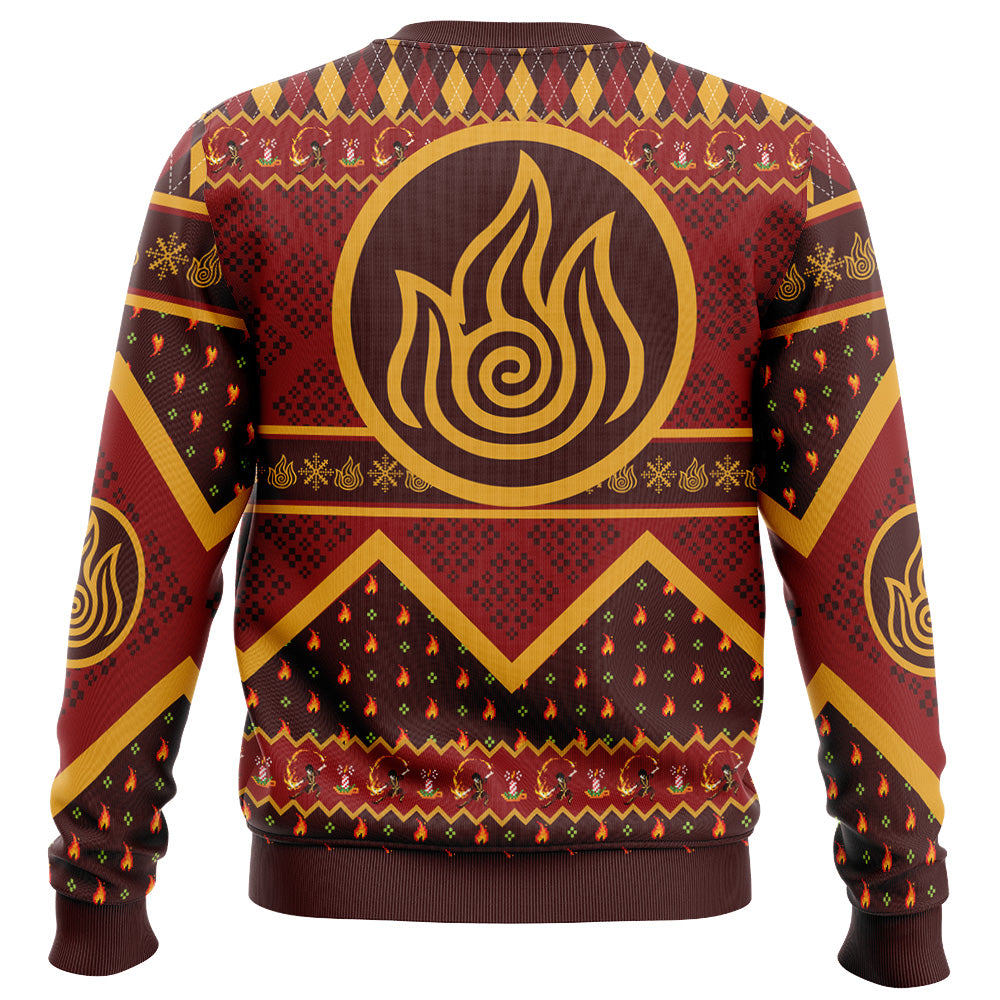 Firebender Avatar the Last Airbender Ugly Christmas Sweater