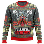 Fullmetal Alchemist Alt Ugly Christmas Sweater