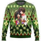 Fuuko and Kouko Christmas Clannad Ugly Christmas Sweater