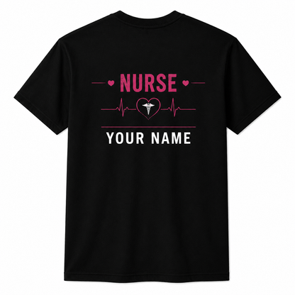 Personalized Once a Nurse Always a Nurse Shirt Custom RN Gift Unisex T-Shirt