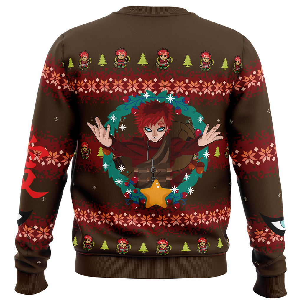 Gaara Shippuden Ugly Christmas Sweater