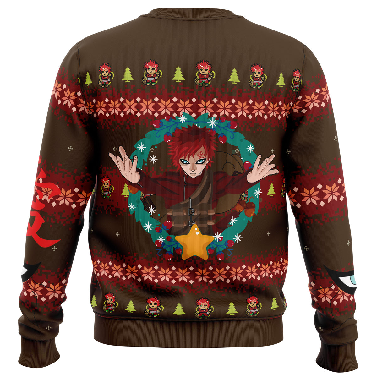 Gaara Shippuden Ugly Christmas Sweater