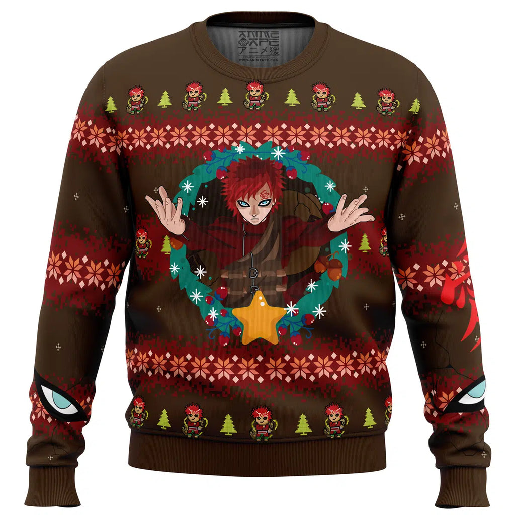 Gaara Shippuden Ugly Christmas Sweater
